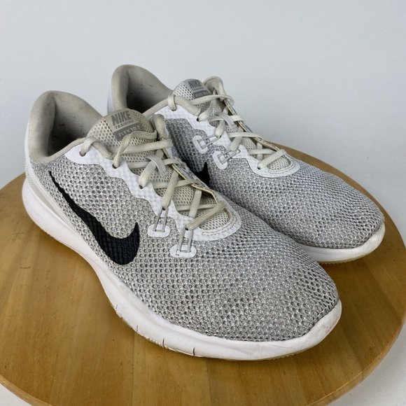 Nike Flex Trainer Womens Size 11 White Shoes Sneakers Running 898479-100 - Picture 3 of 13